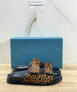 A.Bocca sandalo donna pony leopard luxury woman sandal A.Bocca Vero Cavallino 36