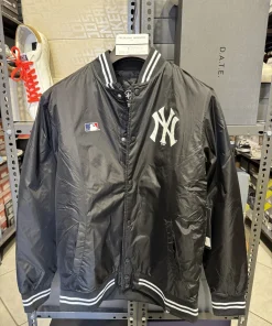 47 Let Your You Out Giacca New York Yankees Jet Black Bomber Taglia L