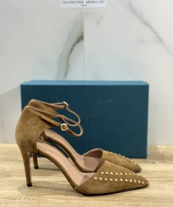 A.Bocca Décolleté  Donna Suede Noce      Luxury Woman Sandal A.Bocca 37