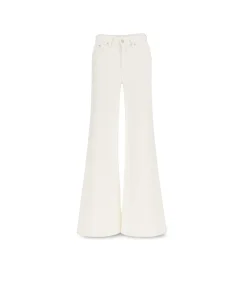 Jeans donna in velluto The Twister Sneak Cream